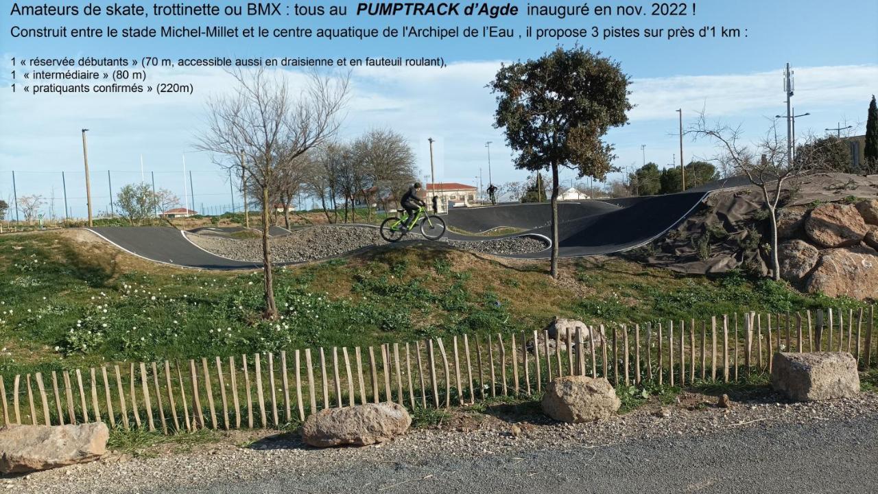 Les Locations de Lara I - T2 spacieux Loggia Parking privatif Près port, plage, Ile Loisirs Agde Extérieur photo