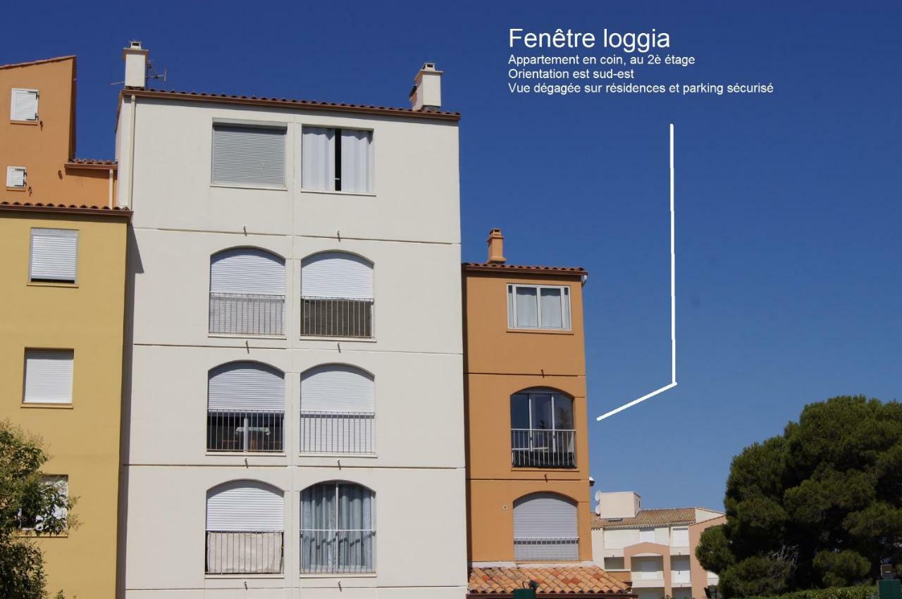 Les Locations de Lara I - T2 spacieux Loggia Parking privatif Près port, plage, Ile Loisirs Agde Extérieur photo
